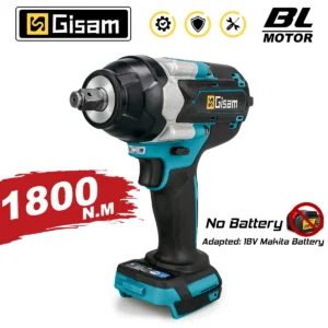 Powerful Torque and Makita 18V Compatibility: A Comprehensive Review of the 1800N.M Torque Brushless Electric Impact Wrench